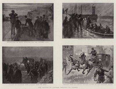 El regreso del Capitán Dreyfus a Francia de William T. Maud